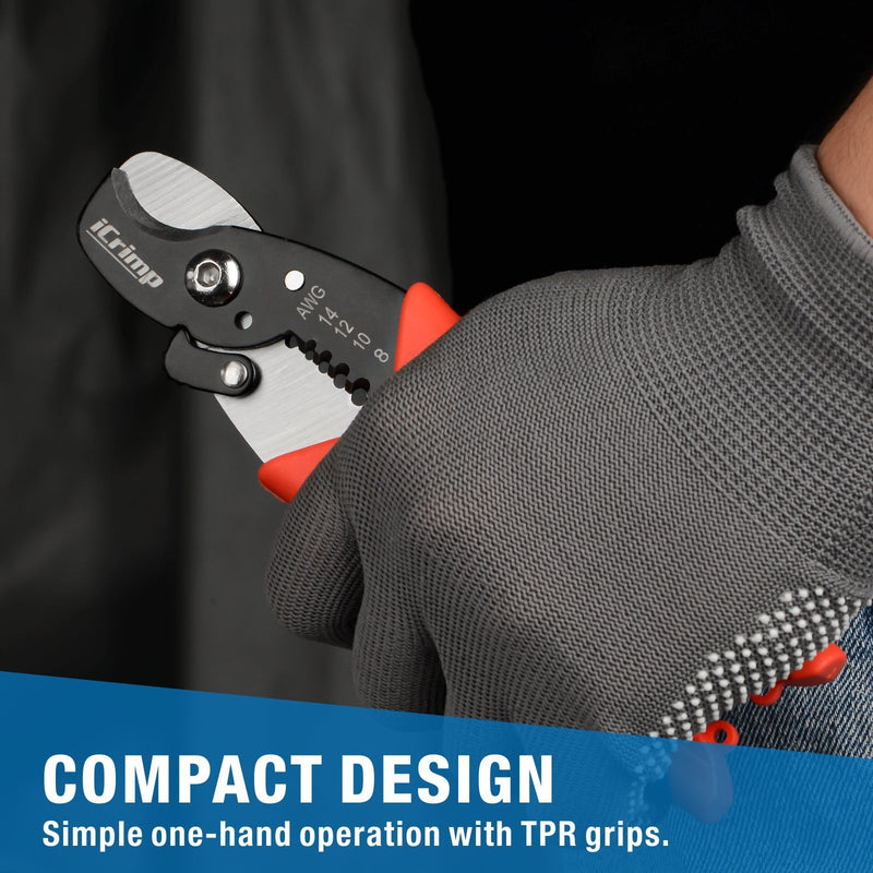 ICP-065 2-in-1 Multifunctional Wire Stripper Cable Cutter Wire Stripper & Cable Cutter iCrimp
