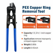 IWS-FA F1807 All-in-one Copper Ring Crimping Tool Kit PEX Pipe Tools iCrimp