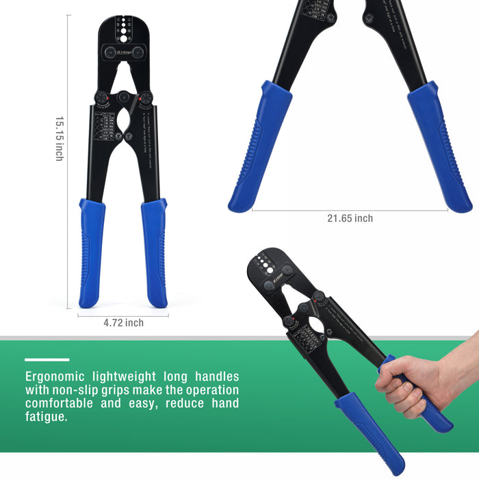 IWS-1608M 15" Wire Rope Crimping Tools Swage Up To 1/8"(3.5mm)