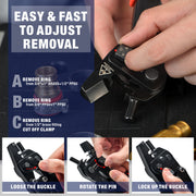 ICP-CT02 PEX Removal Tool for 1/2-in, 3/4-in, 1-in PEX Copper Crimp Rings & Stainless Steel Clamps PEX Pipe Tools iCrimp