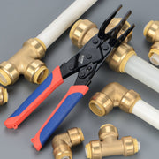 CRQ02 Disconnect Tool for Push-to-,Connect push-fit,Brass-Push fittings 1/2,3/4,1-inch Disconnect Clamp PEX Pipe Tools iCrimp