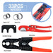 IWS-1234PSK Tool Set ASTM F1807 1/2 and 3/4-inch Dual PEX Crimper w/Copper Rings,PEX Cutter and Gauge