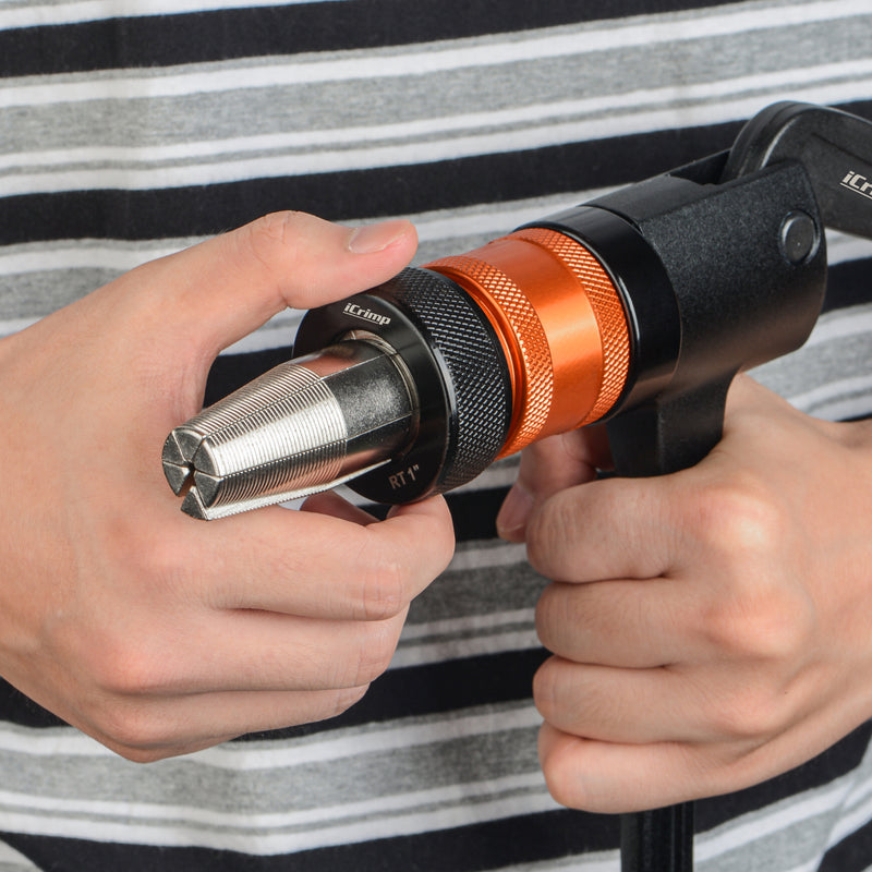 IWS-1960R PEX Expansion Tool Kit, Sized 1/2,3/4,1-inch, Auto Rotation Expander Tool PEX Pipe Tools IWISS