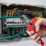 ICP-206 Wire Cutter, Shear Cut, Electrician's Cable Cutting Pliers Up to 3 Gauge Wires, Compact Style Cable Stripper & Wire Cutters iCrimp