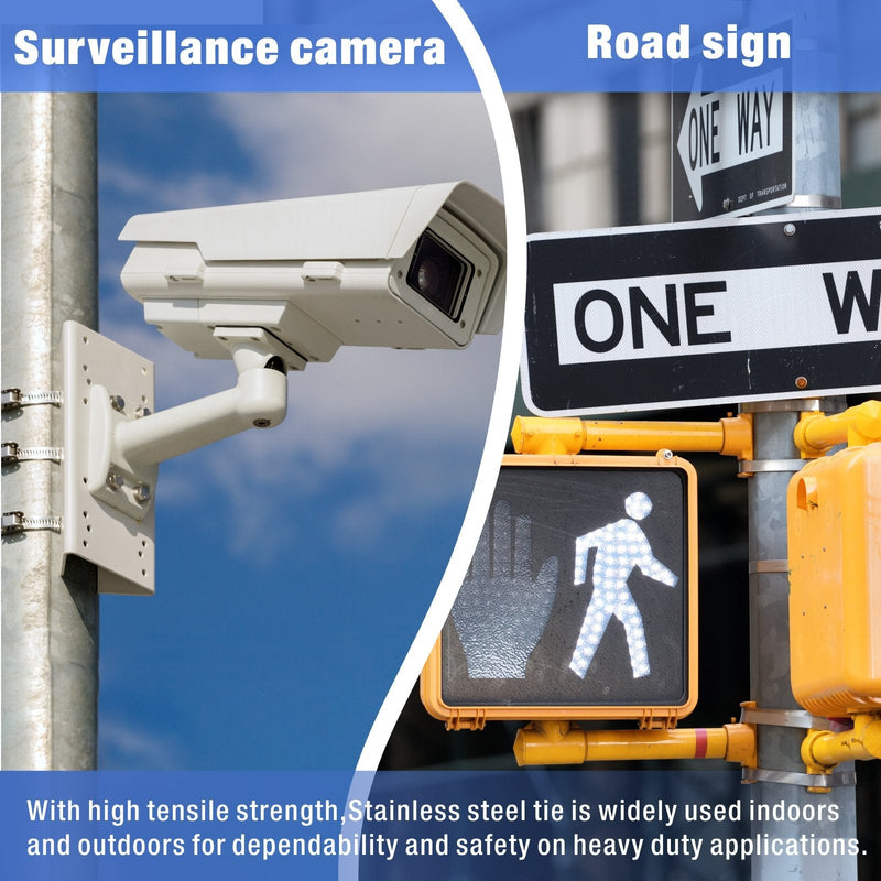 WCT322 Stainless Steel Cable Tie Gun Wrap Tool Metal Zip Tie Tightener Tensioning & Cutting Functional Cable Tie Gun c/w Free Zip Tie Release Tool Cable Tie Guns iCrimp