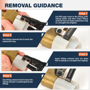 KIT-1960D Expanding Tool Kit with Auto-Rotate Expansion Heads for 3/8,1/2,3/4&1 in. PEX Pipe Tools IWISS