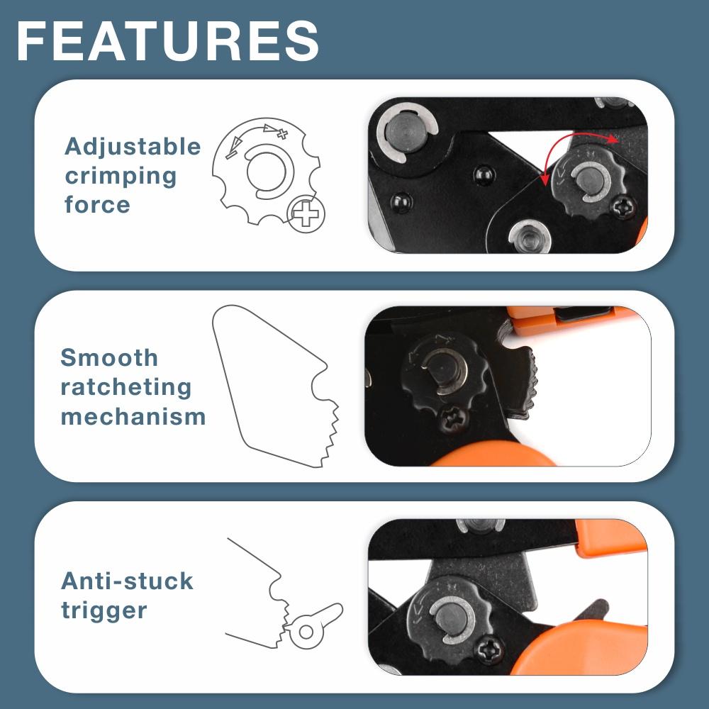 SN-28B Open Barrel Crimper Dupont Crimping Tool — IWISS TOOLS