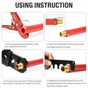 IWS-FA F1807 All-in-one Copper Ring Crimping Tool Kit PEX Pipe Tools iCrimp