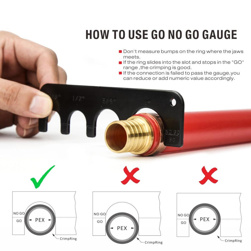 IWS-FA F1807 All-in-one Copper Ring Crimping Tool Kit PEX Pipe Tools iCrimp