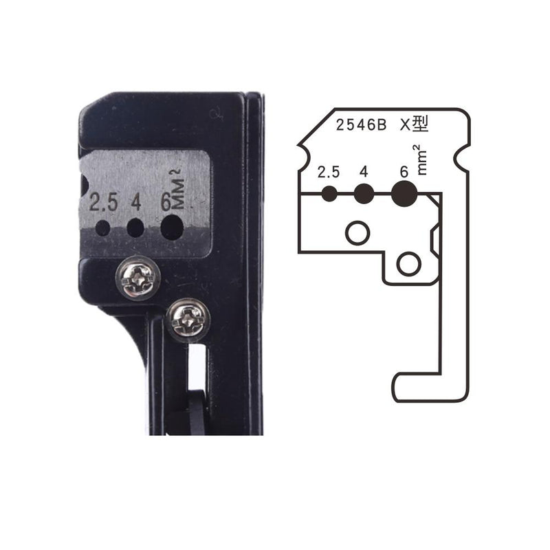 LA-2546B Solar Stripper for 2.5/4/6mm2 Wire Stripper & Cable Cutter iCrimp