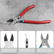 PL2100/PL2200 Diagonal Flush Cutter, Side Cutting Pliers, Electronics Pliers with Pointed Nose for Reeled Terminals, Soft Wires, Electronics, Zip Tes Cable Stripper & Wire Cutters iCrimp