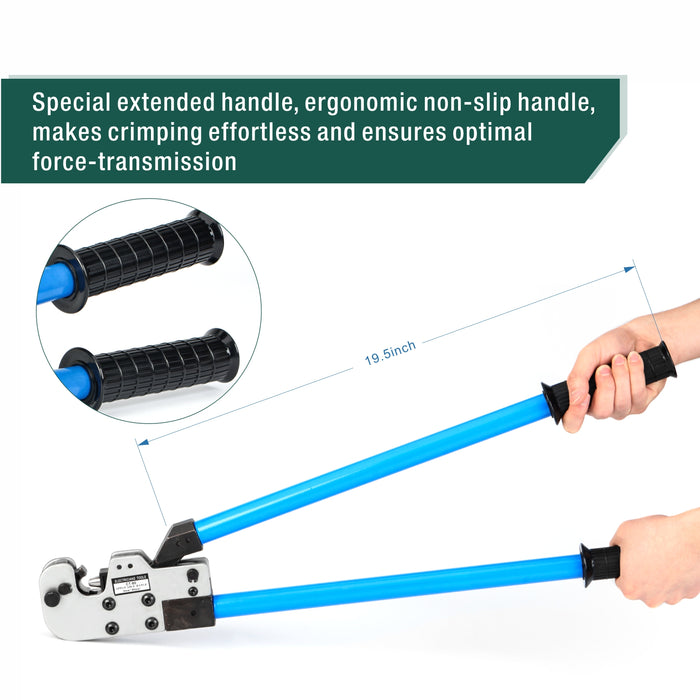 CT-80 Cable Lug Crimping Tool for 8-95mm2 AWG8-3/0