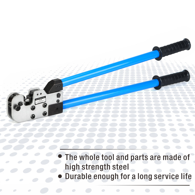 CT-80 Cable Lug Crimping Tool for 8-95mm2 AWG8-3/0 Hand Crimping Pliers iCrimp