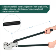 CT-150 Cable Lug Crimping Tool for 16-150mm2 AWG5-4/0 Hand Crimping Pliers iCrimp