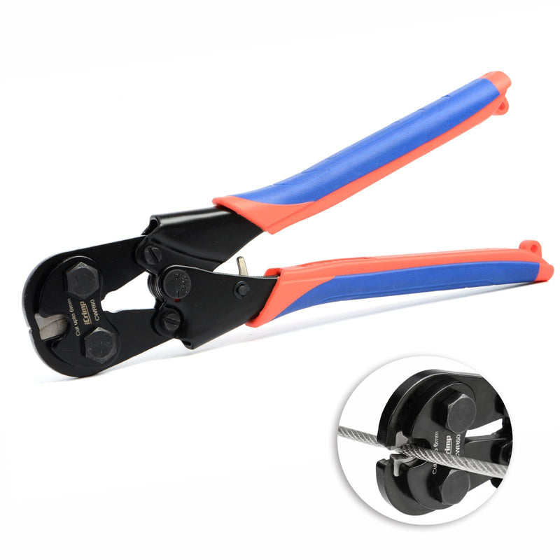 CWR60 Wire Rope Cutter for upto 6mm Wire Rope,Bicycle Cable,Aircraft Cable,Copper Cable,Piano Wire Wire Rope Cutters iCrimp